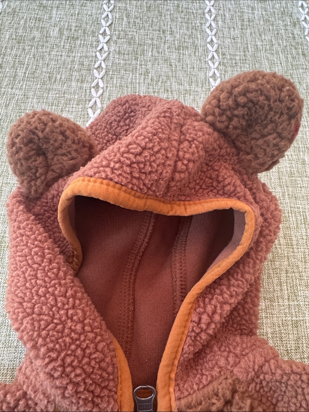Columbia Brown Teddy Bear Hooded Sherpa Jacket - Picture 3 of 5